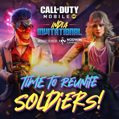 Call of Duty: Mobile India Invitational 2022 logo