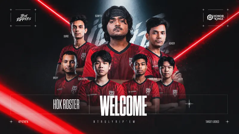 True Rippers Esports Unveils Honor of Kings Roster Ahead of KIC 2026 India Qualifiers