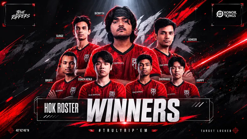 True Rippers Esports Crowned Honor of Kings Open Series Split 6 India Champions